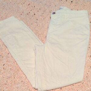 LOFT Off-White Corduroy Pants